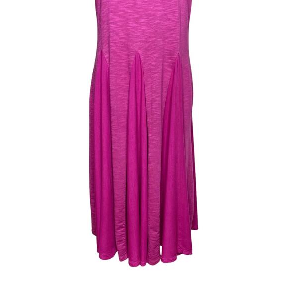 Soft Surrounding Lisse Dress in Fiery Fuchsia - Picture 6 of 10